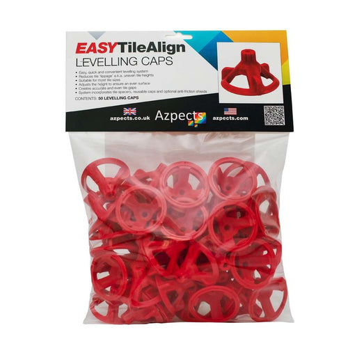 EASY Tile Align Levelling Caps – Precise, Stress-Free Paving (50 Pack)-Eclipse Fencing