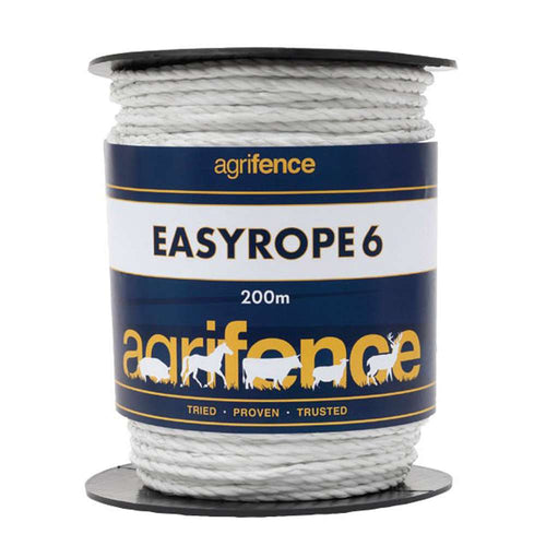 Easyrope 6 Paddock Rope – 200m Temporary Electric Fence for Paddocks & Horse Enclosures-Eclipse Fencing