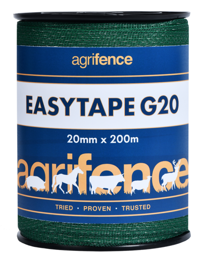 Easytape G20 Polytape 200m – Temporary Fencing Tape-Eclipse Fencing