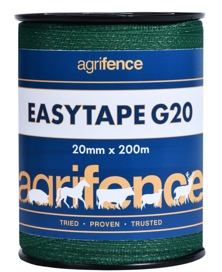 Easytape G20 Polytape 200m – Temporary Fencing Tape-Eclipse Fencing