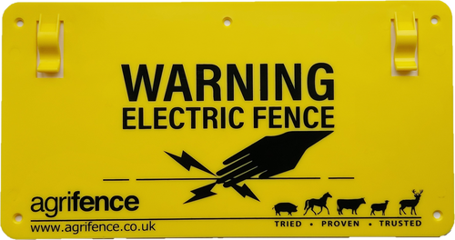 Electric Fence Warning Signs – Pack of 3-Eclipse Fencing