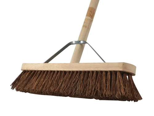 Faithfull Bassine Broom 450mm (18in) + Handle & Stay-Eclipse Fencing