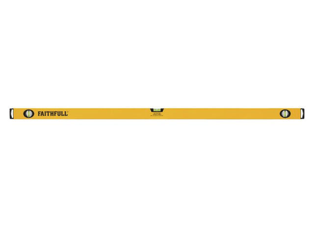 Faithfull Box Level 3 Vial 120cm (48in) – Durable Aluminium Spirit Level for DIY & Professional Projects-Eclipse Fencing