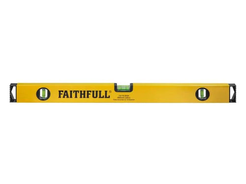 Faithfull Box Level 3 Vial 60cm (24in) – Accurate Aluminium Spirit Level for DIY & Professional Use-Eclipse Fencing