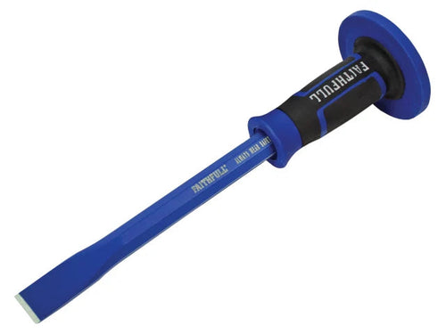 Faithfull Cold Chisel with Grip 300 x 20mm (12 x 3/4in) – Heavy-Duty Masonry & Metal Tool-Eclipse Fencing