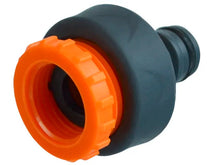 Load image into Gallery viewer, Faithfull Plastic Tap Connector – Converts 1/2in &amp; 3/4in Taps for Quick-Release Hose Fittings-Eclipse Fencing
