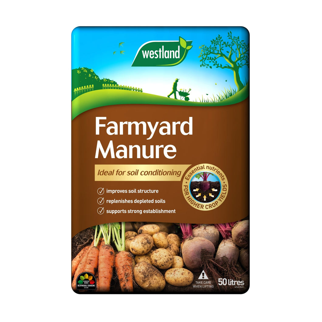 Farm Yard Manure 50L – Organic Soil Conditioner for Gardens, Vegetables & Flower Beds-Eclipse Fencing