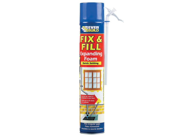 Fix & Fill Expanding Foam Filler 750ml Large Tin-Eclipse Fencing