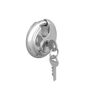 GATEMATE® 70mm Discus Padlock – Stainless Steel, Weatherproof & High-Security-Eclipse Fencing