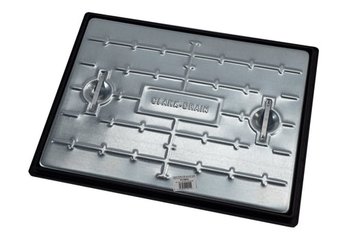 Galvanised Steel Manhole Cover - 10 Tonne 600mm x 450mm-Eclipse Fencing