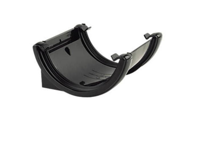 Half Round Union Bracket 112mm Plastic – Secure & Durable Gutter Connection-Eclipse Fencing