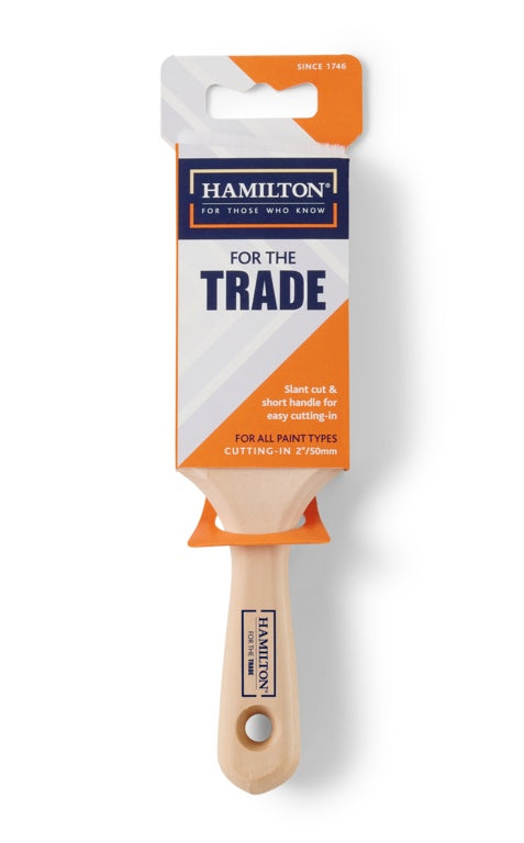 Hamilton For The Trade Cutting In Brush 2” – Precision Paintbrush for Walls, Ceilings & Trim-Eclipse Fencing