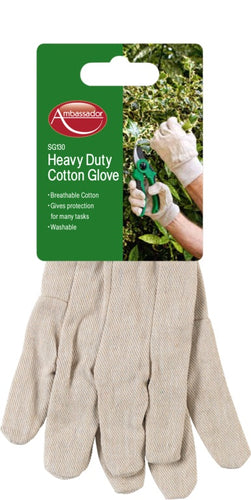 Heavy Duty Cotton Gloves – Durable Work Gloves for Gardening, Construction & Manual Tasks-Eclipse Fencing