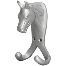 Load image into Gallery viewer, Horse Head Double Stable / Wall Hook | Decorative &amp; Practical Equestrian Storage-Eclipse Fencing
