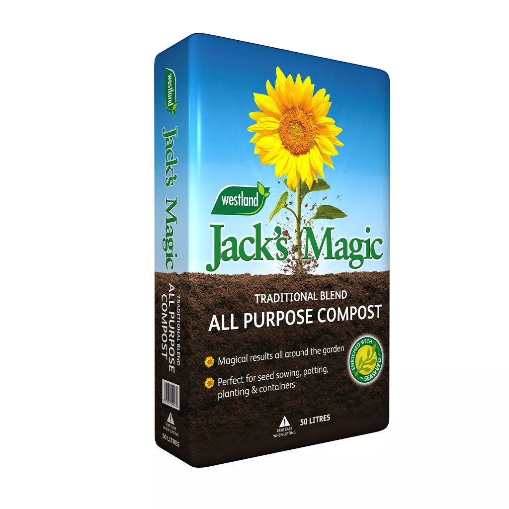 Jack’s Magic All-Purpose Compost 50L – Peat-Based Garden Compost for Flowers, Fruits & Vegetables-Eclipse Fencing
