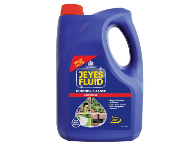 Jeyes Fluid Ready to Use 4 Litre Powerful Disinfectant & Outdoor Cleaner-Eclipse Fencing