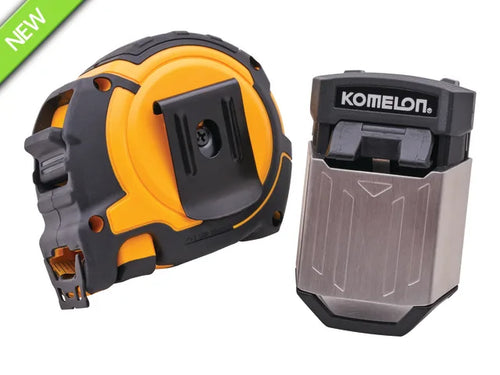 Komelon 8m (26ft) Contractors Tape Belt Clip-Eclipse Fencing