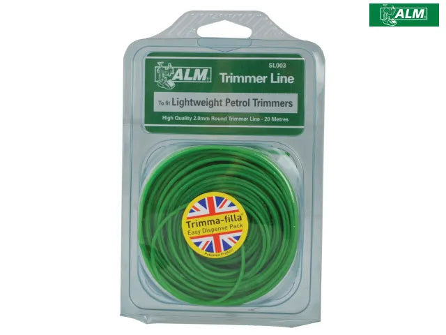 Light-Duty Petrol Trimmer Line 2.0mm x 20m-Eclipse Fencing