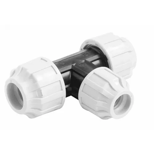MDPE 32mm x 32mm x 25mm Reducing Tee – Durable Plumbing Fitting-Eclipse Fencing