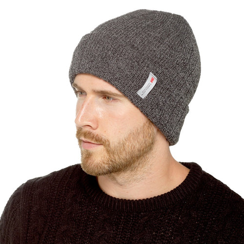 Men’s Twist Yarn Beanie Hat with Thinsulate Thermal Lining-Eclipse Fencing
