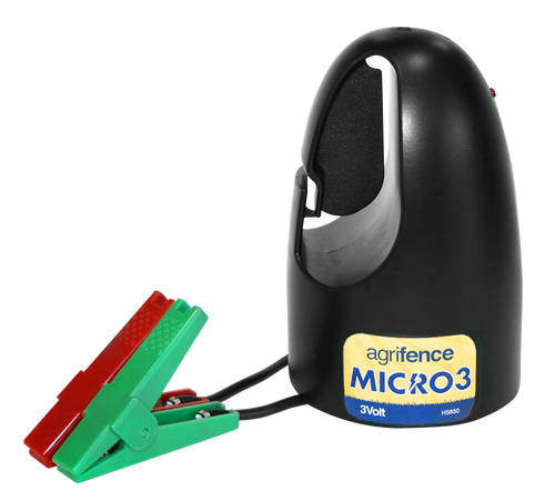 Micro 3 Electric Fence Energizer – Compact 3V, 0.04J for Temporary Fencing-Eclipse Fencing