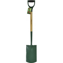 Natural Ash Handle Carbon Steel Digging Spade – Durable, Ergonomic & Versatile-Eclipse Fencing