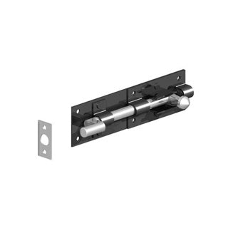 Necked Tower Bolts – Durable & Secure Locking Mechanisms in Galvanised and Black Finishes-Eclipse Fencing