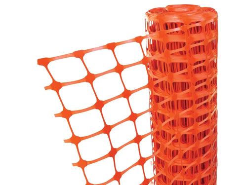 Orange Barrier Fencing 1m x 50m-Eclipse Fencing
