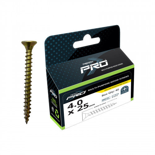 Perry Pro Multi-Purpose Wood Screws - Pozi Head - DIY Packs-Eclipse Fencing