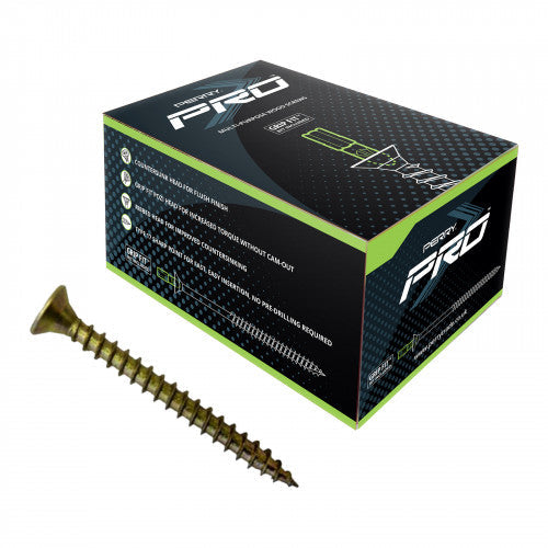 Perry Pro Multi-Purpose Wood Screws with Pozi Head – Strong, Reliable, Corrosion-Resistant Fixings-Eclipse Fencing
