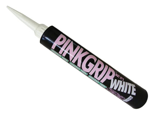 Pinkgrip Solvent-Free White 380ml – Eco-Friendly, High-Performance Adhesive for Wood, Metal & Tiles-Eclipse Fencing