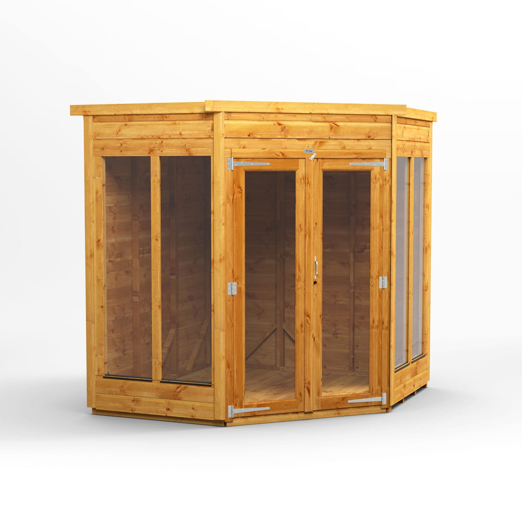 Power Corner Summerhouse 6 x 6-Eclipse Fencing