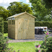 Load image into Gallery viewer, Pressure Treated Premium Apex Shed – Durable Tongue &amp; Groove Garden Shed-Eclipse Fencing
