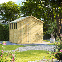Load image into Gallery viewer, Pressure Treated Premium Apex Shed – Durable Tongue &amp; Groove Garden Shed-Eclipse Fencing
