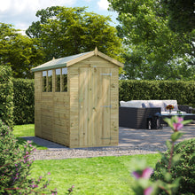 Load image into Gallery viewer, Pressure Treated Premium Apex Shed – Durable Tongue &amp; Groove Garden Shed-Eclipse Fencing
