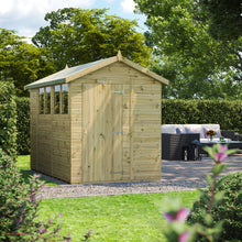 Load image into Gallery viewer, Pressure Treated Premium Apex Shed – Durable Tongue &amp; Groove Garden Shed-Eclipse Fencing
