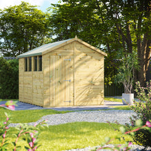 Load image into Gallery viewer, Pressure Treated Premium Apex Shed – Durable Tongue &amp; Groove Garden Shed-Eclipse Fencing
