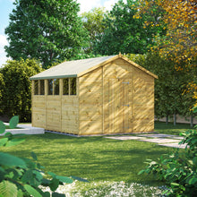 Load image into Gallery viewer, Pressure Treated Premium Apex Shed – Durable Tongue &amp; Groove Garden Shed-Eclipse Fencing
