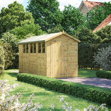 Load image into Gallery viewer, Pressure Treated Premium Apex Shed – Durable Tongue &amp; Groove Garden Shed-Eclipse Fencing
