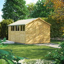 Load image into Gallery viewer, Pressure Treated Premium Apex Shed – Durable Tongue &amp; Groove Garden Shed-Eclipse Fencing
