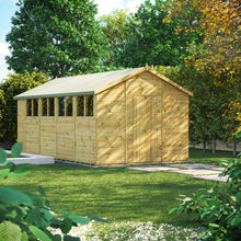 Load image into Gallery viewer, Pressure Treated Premium Apex Shed – Durable Tongue &amp; Groove Garden Shed-Eclipse Fencing
