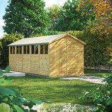 Load image into Gallery viewer, Pressure Treated Premium Apex Shed – Durable Tongue &amp; Groove Garden Shed-Eclipse Fencing
