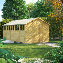 Load image into Gallery viewer, Pressure Treated Premium Apex Shed – Durable Tongue &amp; Groove Garden Shed-Eclipse Fencing
