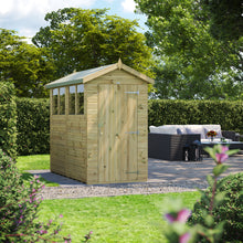 Load image into Gallery viewer, Pressure Treated Premium Apex Shed – Durable Tongue &amp; Groove Garden Shed-Eclipse Fencing
