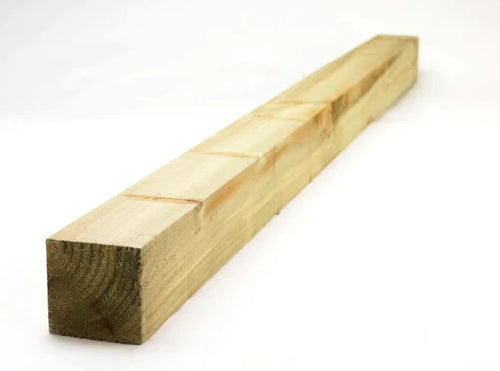 Pressure-Treated Timber Fence Posts 3x3 (75mm x 75mm) – Strong, Durable & Ready to Use Green-Eclipse Fencing
