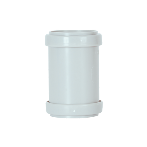 Push Fit Straight Coupling White – Quick & Leak-Proof Pipe Connection-Eclipse Fencing