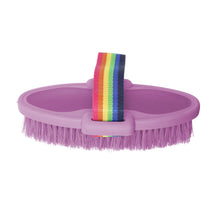 Load image into Gallery viewer, Rainbow Brush All-in-One Horse Grooming &amp; Bathing Tool-Eclipse Fencing
