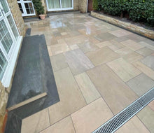 Load image into Gallery viewer, Raj Green Porcelain 600mm x 900mm – Durable Outdoor Paving Tiles-Eclipse Fencing
