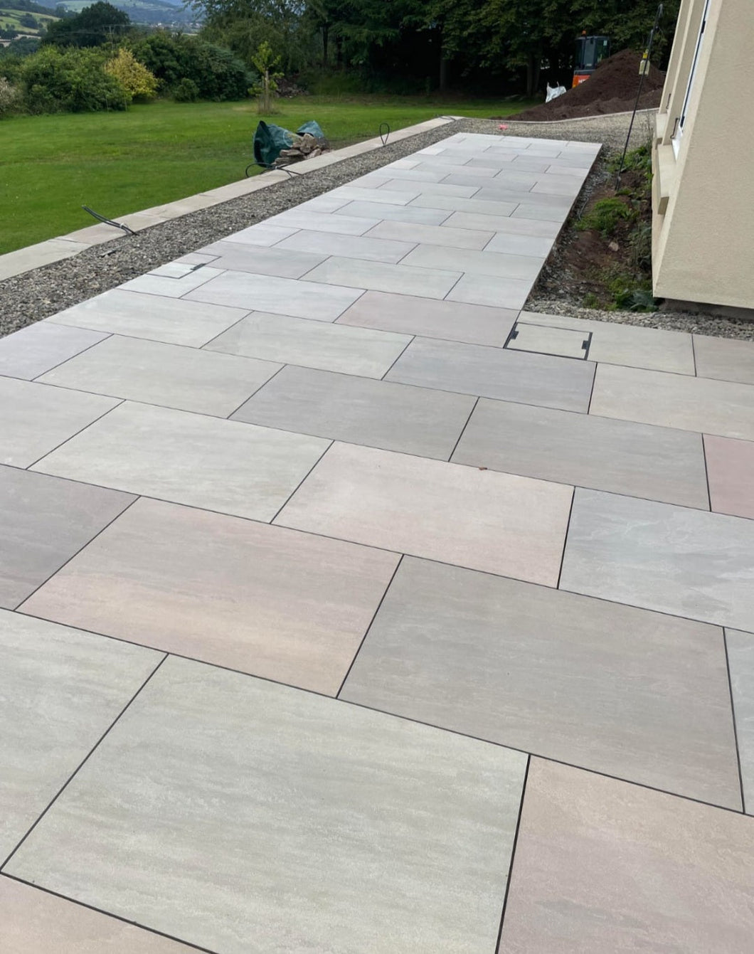 Raj Green Porcelain 600mm x 900mm – Durable Outdoor Paving Tiles-Eclipse Fencing