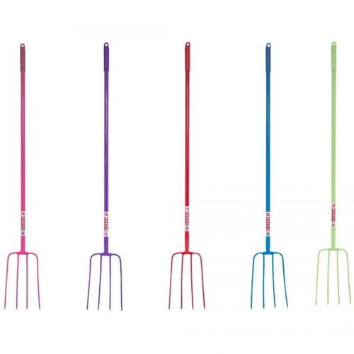 Red Gorilla 4 Prong Manure Rake Durable Stable & Paddock Cleaning Tool-Eclipse Fencing